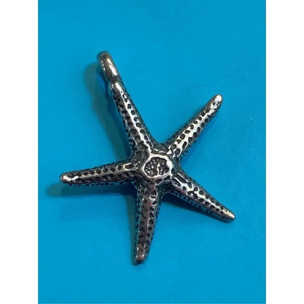 Starfish Sterling Silver Jewelry Charm #beach #sea life
